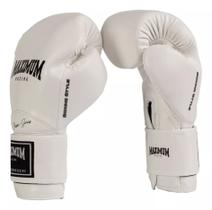 Luvas de Boxe Muay Thai MMA New Classic White Maximum