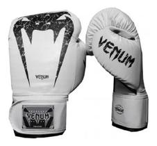 Luvas de Boxe Muay Thai MMA Venum Giant Brasil Branca