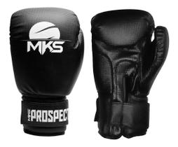 Luvas de Boxe Muay Thai New Prospect Preto MKS Luvas de Boxe Muay Thai New Prospect Preto MKS