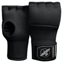 Luvas de boxe para embrulhar as mãos Hayabusa Quick Gel pretas tamanho L Luvas de boxe para embrulhar as mãos Hayabusa Quick Gel pretas tamanho L