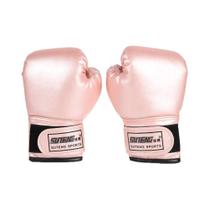 Luvas De Boxe Profissionais Em Couro PU Respirável Para Crianças De 5 a 12 Anos Treinamento Sparring