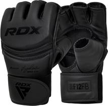 Luvas de Boxe RDX F12 MMA Meio Dedo com Suporte para Punho em Couro Luvas de Boxe RDX F12 MMA Meio Dedo com Suporte para Punho em Couro