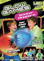 Luvas de boxe Socker Boppers Light Up Glow Games LED Luvas de boxe Socker Boppers Light Up Glow Games LED