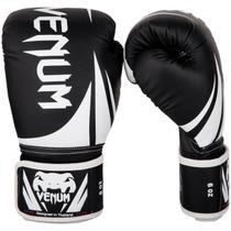 Luvas de Boxe Venum Challenger 2.0 Infantil Preto Branco 170g