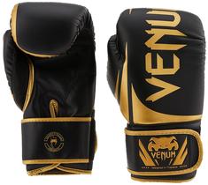 Luvas de boxe Venum Challenger 2.0 preta/dourada 10 oz
