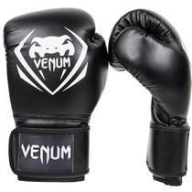 Luvas de boxe Venum Contender em couro PU preto Luvas de boxe Venum Contender em couro PU preto