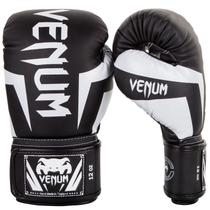 Luvas de boxe Venum Elite preto/branco Skintex Leather