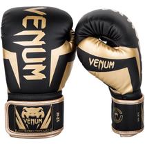 Luvas de Boxe Venum Elite Preto Ouro 12 oz Luvas de Boxe Venum Elite Preto Ouro 12 oz
