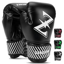 Luvas de boxe ZERUIDM Kids, malha ventilada de couro PU de 6 onças