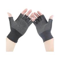 Luvas De Ciclismo Antiderrapantes Com Tela Sensível Ao Toque, Meio Dedo, Nylon Respirável, Para