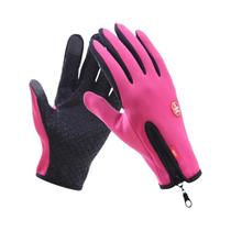 Luvas De Ciclismo De Inverno Femininas Masculinas Quentes Repelentes De Água Térmicas Com Tela