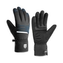 Luvas De Ciclismo Masculinas De Inverno Impermeáveis Com Tela Sensível Ao Toque, Antiderrapantes,