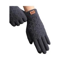 Luvas De Ciclismo Masculinas De Lã Quentes Para Inverno E Primavera Com Tela Sensível Ao Toque, Luvas De Ciclismo Masculinas De Lã Quentes Para Inverno E Primavera Com Tela Sensível Ao Toque,