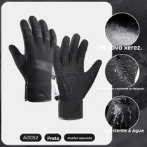 Luvas De Ciclismo Masculinas Impermeáveis Para Inverno, Pretas, Quentes, Com Tela Sensível Ao Toque, Luvas De Ciclismo Masculinas Impermeáveis Para Inverno, Pretas, Quentes, Com Tela Sensível Ao Toque,