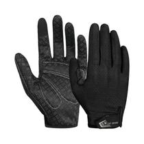 Luvas De Ciclismo MTB De Dedos Completos Para Verão Com Tela Sensível Ao Toque E Palma De Silicone