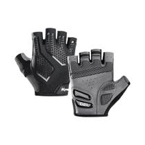 Luvas de Ciclismo MTB Meia Luva - Preta, Absorvente, Respirável e Resistente Luvas de Ciclismo MTB Meia Luva - Preta, Absorvente, Respirável e Resistente