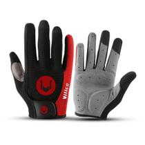 Luvas De Ciclismo MTB Unissex De Dedos Completos Para Esportes, Corrida, Fitness, Academia,