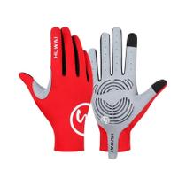 Luvas De Ciclismo Para Homens E Mulheres, Dedo Completo, Respirável, Antiderrapante, Finas, De