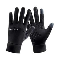 Luvas De Ciclismo Unissex Impermeáveis Para Inverno Com Forro De Lã, Compatíveis Com Tela Sensível Luvas De Ciclismo Unissex Impermeáveis Para Inverno Com Forro De Lã, Compatíveis Com Tela Sensível