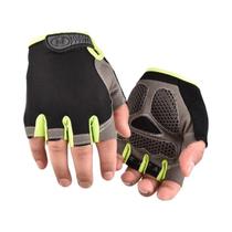 Luvas De Ciclismo Unissex Respiráveis Antiderrapantes Com Absorção De Impacto, Luvas De Dedos