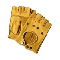 Luvas De Couro Genuíno Sem Dedos Para Homens, Ideais Para Direção, Fitness, Motociclismo E Ciclismo, Luvas De Couro Genuíno Sem Dedos Para Homens, Ideais Para Direção, Fitness, Motociclismo E Ciclismo,