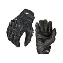 Luvas De Couro Para Motocicleta Em Fibra De Carbono Pretas Para Homens AFS 6 Luvas De Corrida