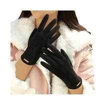 Luvas De Couro Suede Para Inverno Femininas Com Tela Sensível Ao Toque Forro De Lã Quente Presentes Luvas De Couro Suede Para Inverno Femininas Com Tela Sensível Ao Toque Forro De Lã Quente Presentes