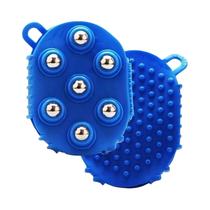 Luvas De Drenagem Linfática Portáteis De Dupla Face Com Design De Bola De Aço Para Massagem