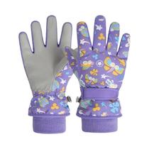 Luvas De Esqui De Inverno Para Crianças, Luvas Impermeáveis e Grossas Para Snowboard, Para Meninos