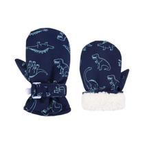 Luvas De Esqui Impermeáveis E À Prova De Vento Para Crianças Com Estampa De Dinossauro Em Cartoon,