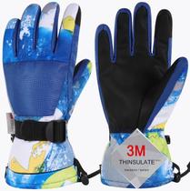 Luvas de esqui Odtmger Winter Waterproof Warm Boys Girls