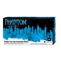 Luvas de exame Adenna Phantom Latex Powder Free Black G-Large