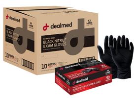 Luvas de exame de nitrilo descartáveis Dealmed 1000 unidades (grandes)