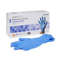 Luvas de exame de nitrilo McKesson Confiderm 3.5C Blue Medium Luvas de exame de nitrilo McKesson Confiderm 3.5C Blue Medium
