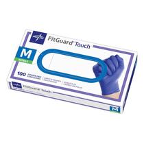 Luvas de exame de nitrilo Medline FitGuard Touch 100 de tamanho médio Luvas de exame de nitrilo Medline FitGuard Touch 100 de tamanho médio