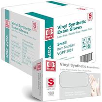 Luvas de exame de vinil Jointown VGPF-3001 Small sem látex