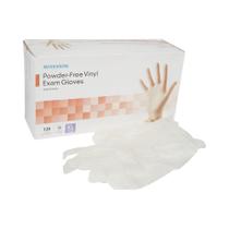 Luvas de exame de vinil McKesson XL sem pó 130 unidades Luvas de exame de vinil McKesson XL sem pó 130 unidades