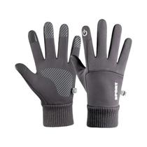 Luvas De Fleece Pretas Impermeáveis Com Tela Sensível Ao Toque, Quentes E De Dedos Completos Para Luvas De Fleece Pretas Impermeáveis Com Tela Sensível Ao Toque, Quentes E De Dedos Completos Para