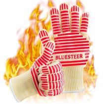 Luvas de forno BLUESTEER, resistentes ao calor, 540C, silicone, pacote com 2