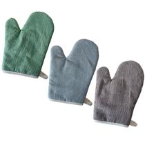 Luvas de forno de algodão resistente ao calor para micro-ondas (3 pares) Luvas de forno de algodão resistente ao calor para micro-ondas (3 pares)