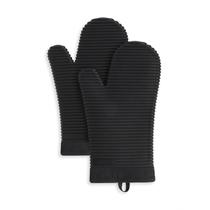 Luvas de Forno KitchenAid - Conjunto com Revestimento de Silicone Macio (Ônix Preto)