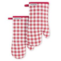 Luvas de Forno KitchenAid Gingham Passion Red - Conjunto com 2 Peças