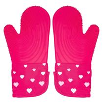 Luvas de Forno Paris Hilton Resistentes ao Calor - Porta-Panelas Rosa Luvas de Forno Paris Hilton Resistentes ao Calor - Porta-Panelas Rosa