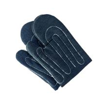 Luvas de forno resistentes ao calor 400 C, algodão azul/preto, 1 par Luvas de forno resistentes ao calor 400 C, algodão azul/preto, 1 par
