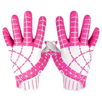 Luvas de futebol AIGEVTURE Youth Kids Unmatched Grip Hot Pink