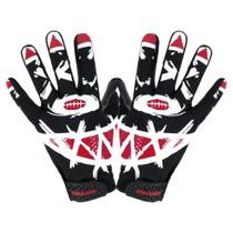 Luvas de futebol AIGEVTURE Youth Receiver Kids Black Luvas de futebol AIGEVTURE Youth Receiver Kids Black