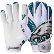 Luvas de Futebol Americano Franklin Sports Philadelphia Eagles para Receptor