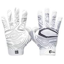 Luvas de futebol CUTTERS Game Day Receiver White Topo YL/YXL
