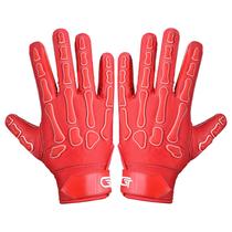 Luvas de futebol juvenil Spandex Silicone Grip Red XL