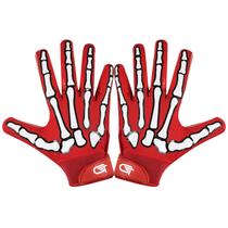 Luvas de futebol vermelhas grandes para adultos Ultimate Grip Luvas de futebol vermelhas grandes para adultos Ultimate Grip